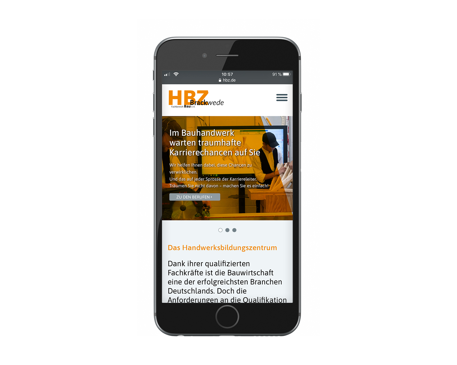 Projektbild HBZ mobile